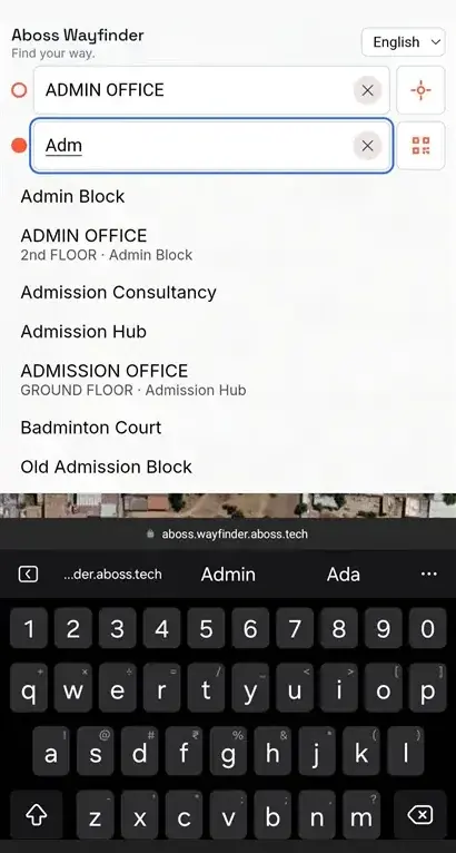 WayFinder — Room-level search