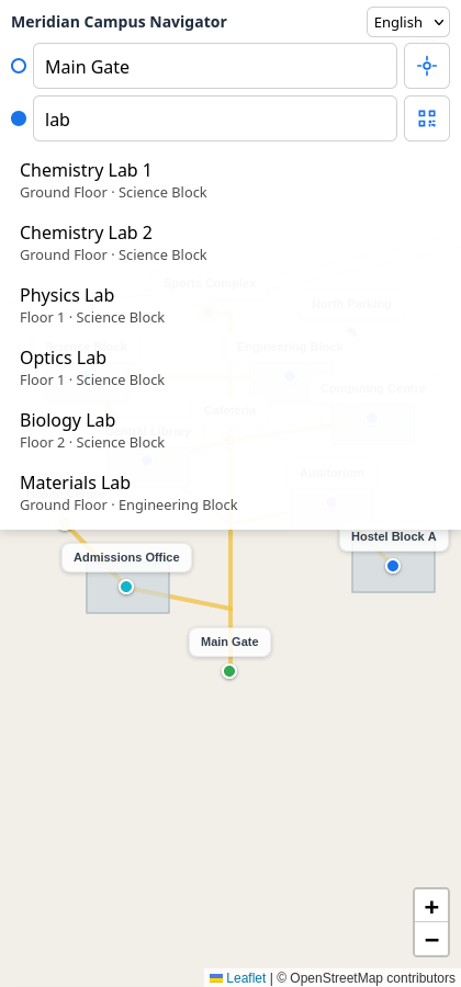 WayFinder — Room-level search